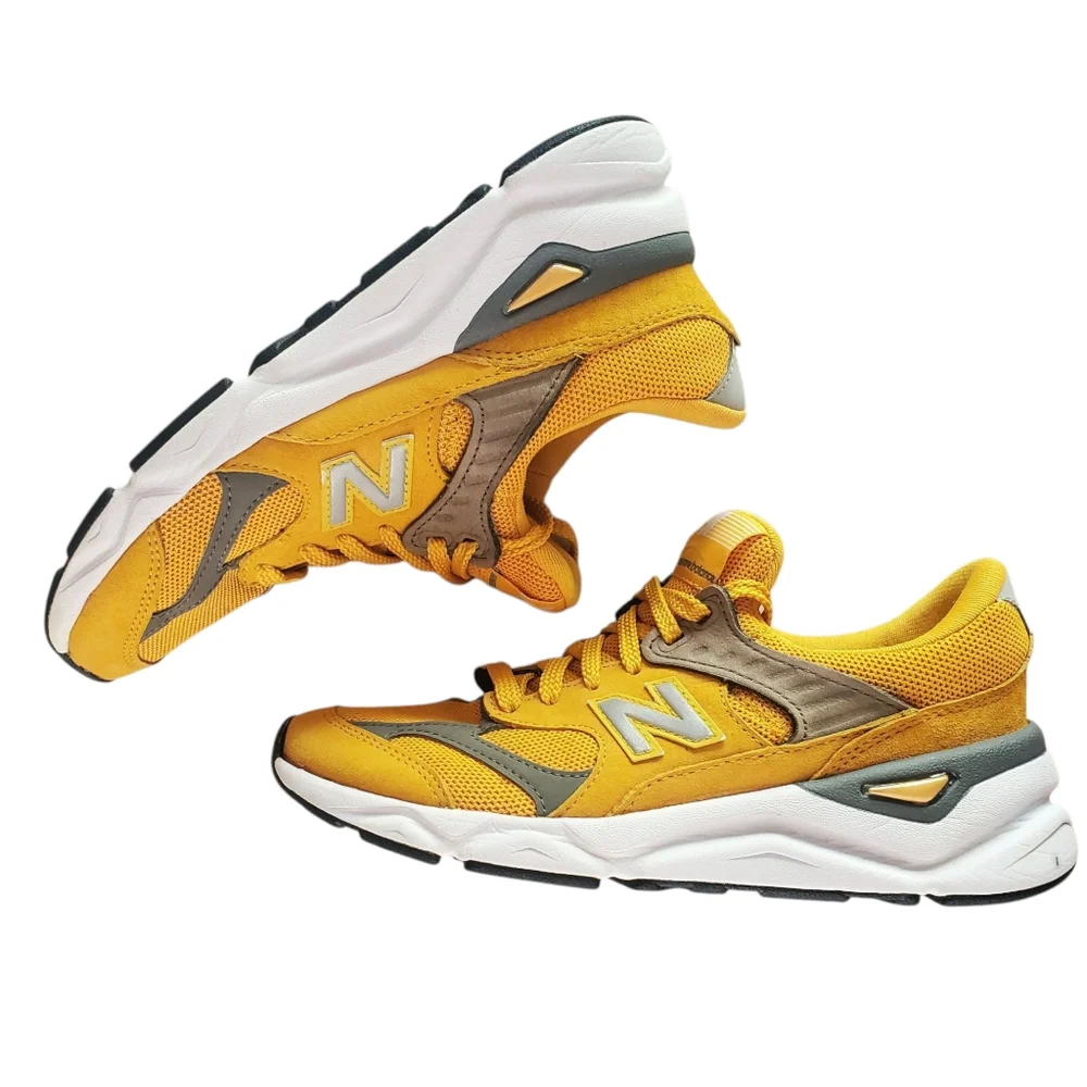 NEW BALANCE X-90 'Goldrush' Reconstructed Limited Edition Training Sneakers SZ 7